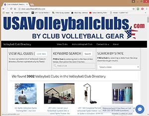 USA Volleyball Volleyball Club Directory
